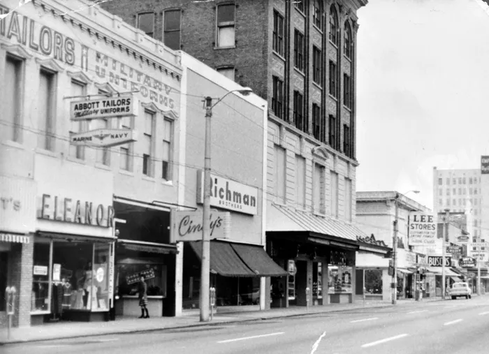 historical photo of pensacola businesses